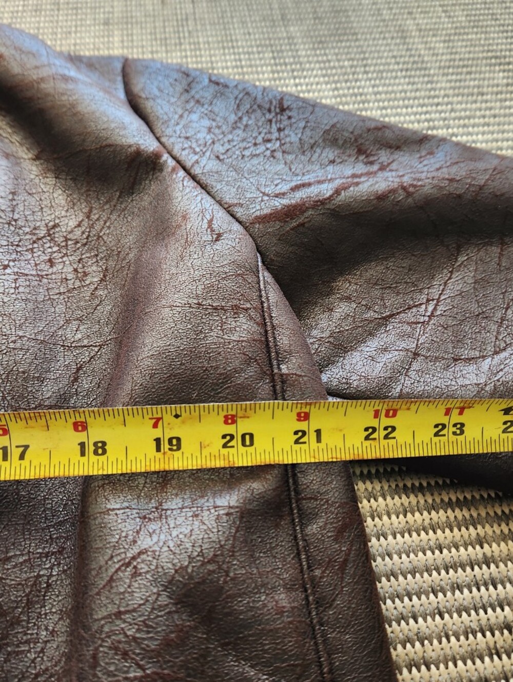 NWT Lauren Ralph Lauren Faux Shearling Aviator Jacket Brown XL Moto Sherpa - Picture 9 of 9